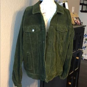 Forever21  XL  Men’s green corduroy jacket